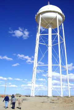 New water storage tank for the Village of Shungopavi, on the Hopi Reservation