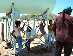 Photo of: Drinking water system rehabilitation Quitovac Community, Sonora, Mexico