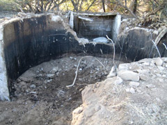 Valintine Cistern Before Remediation