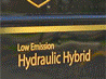 Part of the side of a UPS hydraulic hybrid truck