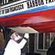 painting a boat hull