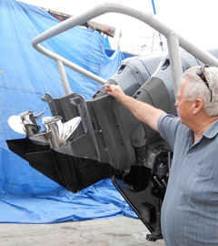 CA Department of Fish & Wildlife boat with non-biocide coating in San Diego