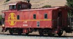 Old rail car at Fremont site