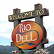 Sign welcoming you to Rio Dell