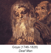Goya (1746-1828), Deaf Man