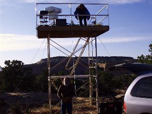 Photo of brewer on rooftop