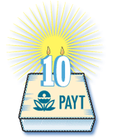 10th anniversary  cake drawing