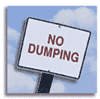 Photo of No Dumping Sign]