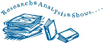 Publications: Research - Analysis - shows....