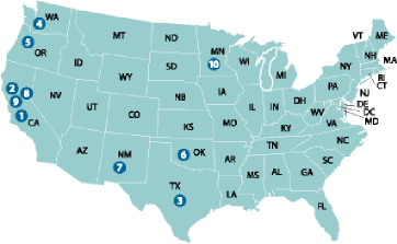 US map