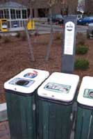 photo of recycling bins in Boise City