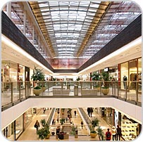 photo of the inside of a mall