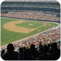 photo of a baseball stadium