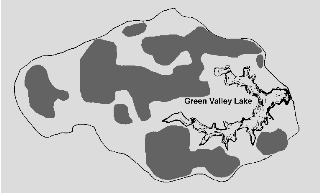 Figure 2 indicating the locations of BMPs in the surrounding watershed