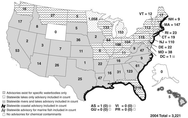 2004 National Listing Of Fish Advisories | Archive | US EPA