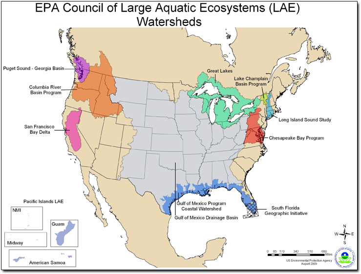 LAEs - Large Aquatic Ecosystems | Programs | US EPA